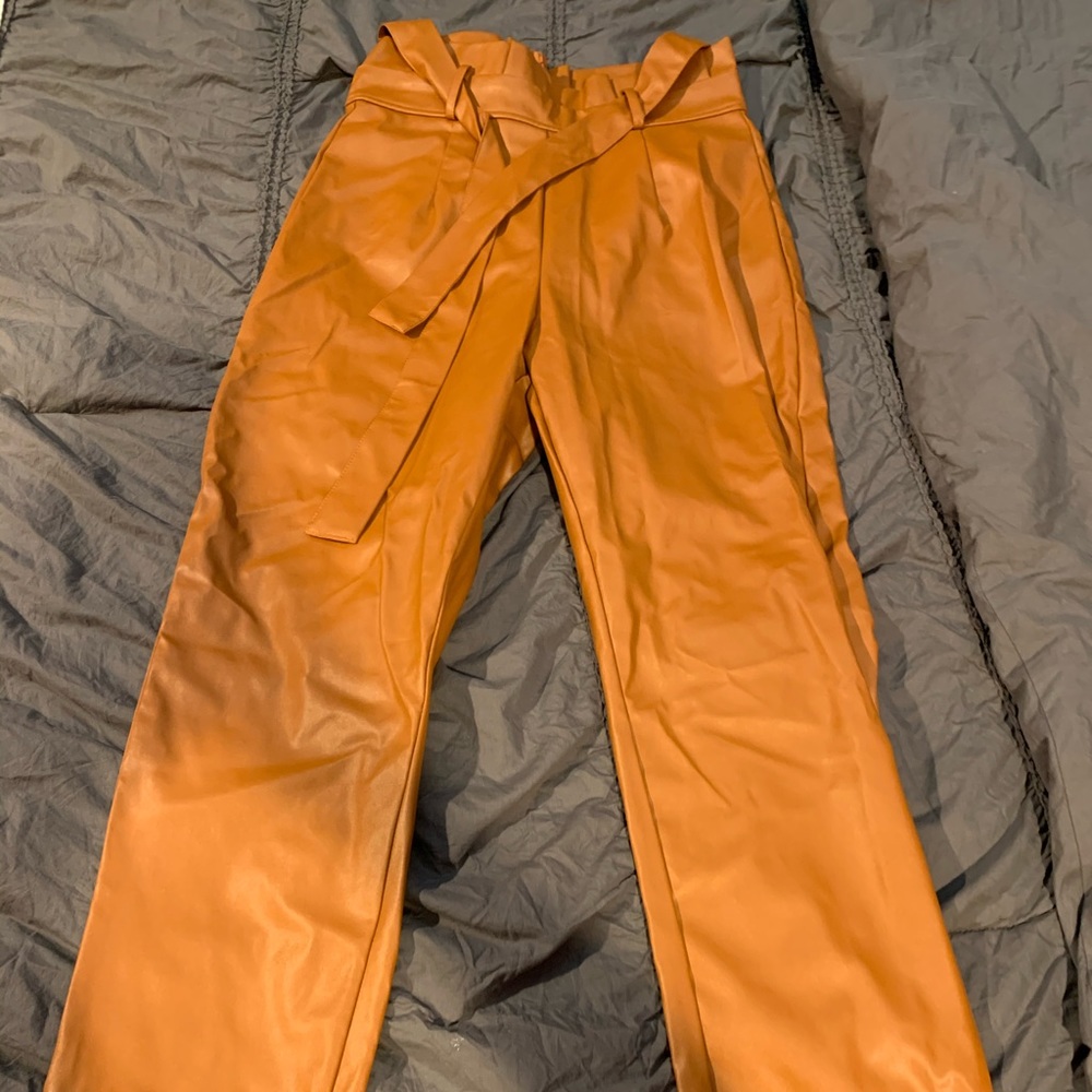 SHEIN Faux Leather Pants (BRAND NEW)
